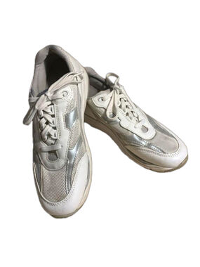 SAS white tripad comfort lace up walking shoes size 9 narrow